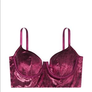 Victoria’s Secret Velvet Long Line Bra